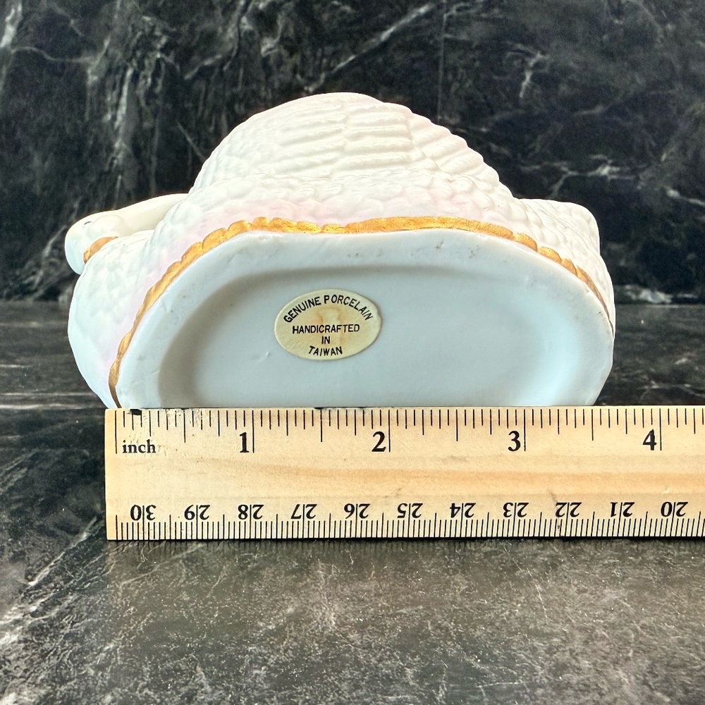 Genuine Porcelain Swan Planter - Picture 11 of 16